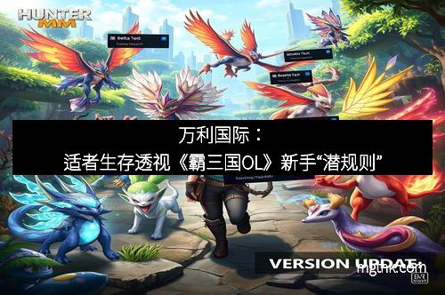 万利国际：适者生存透视《霸三国OL》新手“潜规则”